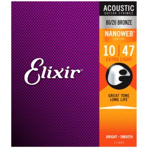 ELIXIR Nanoweb 10-47 BR 11002, žice za akustičnu gitaru