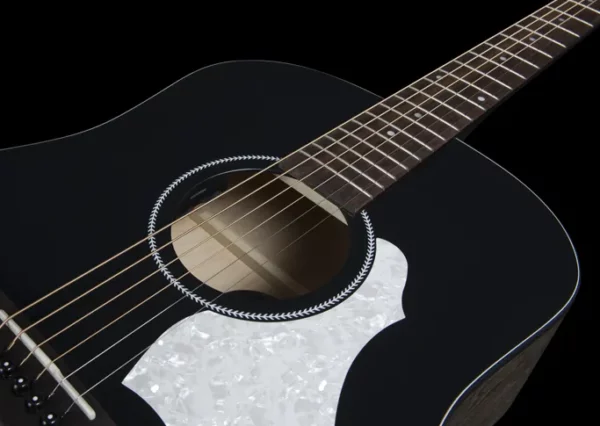 SEAGULL S6 CLASSIC BLACK A/E, elektro-akustična gitara - pickguard