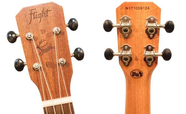 FLIGHT NUT310, ukulele tenor - headstock