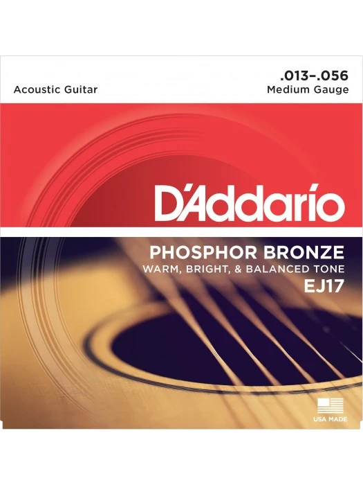DADDARIO EJ17 Phos Bronze 13-56, žice za akustičnu gitaru - prednja strana
