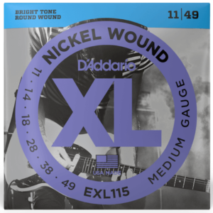 DADDARIO EXL115 Nickel Wound 11-49, žice za električnu gitaru - prednja strana