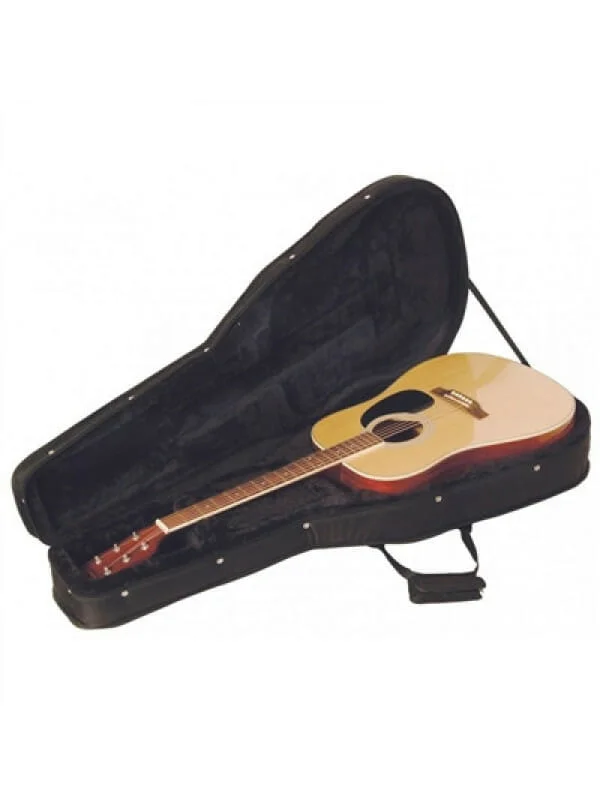 OSS GPCA5550B, polyfoam kofer za akustičnu gitaru - otvoren
