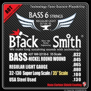 BLACKSMITH ANW-32130-6-35, žice za električnu bas gitaru 6-set