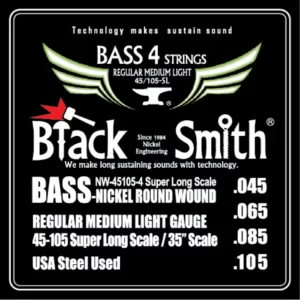 BLACKSMITH NW-45105-35, žice za bas gitaru 4-set