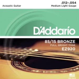D'ADDARIO EZ920 Bronze 12-54, žice za akustičnu gitaru