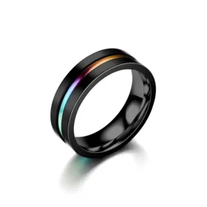 RNR Rainbow Single, prsten od nehrđajućeg čelika - Music Wheel