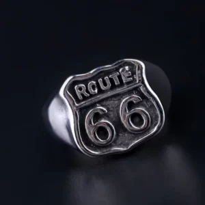 RNR Route 66, prsten od nehrđajućeg čelika - Music Wheel Zagreb