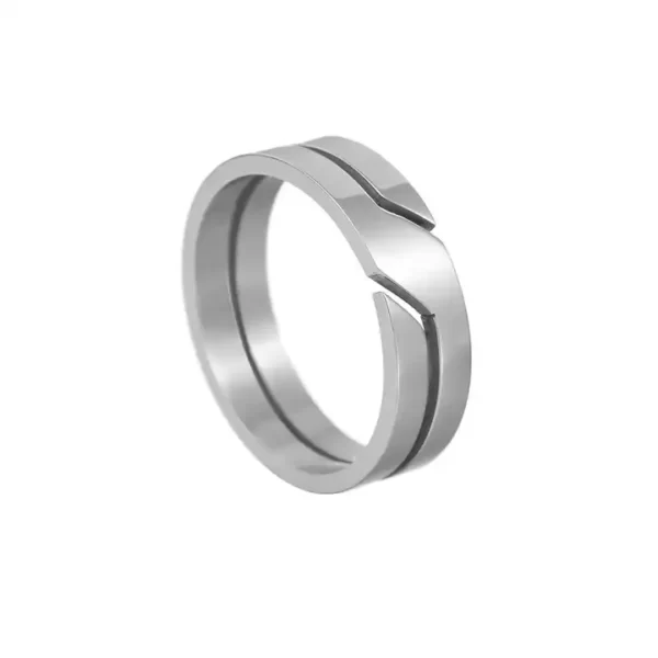 RNR Snake Silver, prsten od nehrđajućeg čelika - Music Wheel