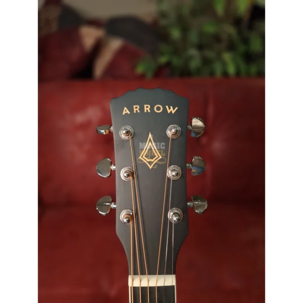 ARROW Gold Cutaway Natural Auditorium, elektro-akustična gitara - headstock