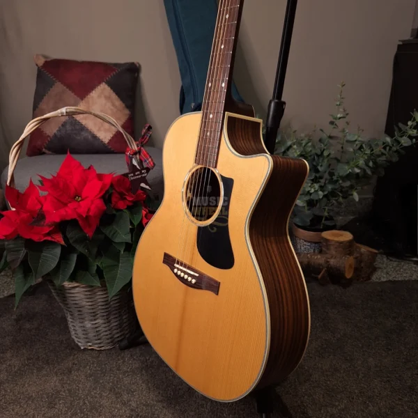 EASTMAN PCH2-GACE Thermo-Cure Natural, elektro-akustična gitara - rotirano