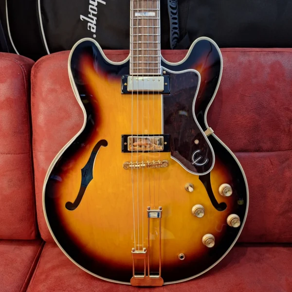 EPIPHONE Sheraton Vintage Sunburst, električna gitara- prednja ploča slika