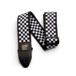 ERNIE BALL 4149 Black And White Checkered Jacquard, remen za gitaru