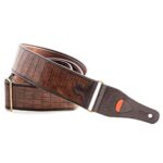 RIGHTON Talisman Alligator Brown, remen za gitaru