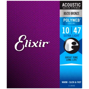 ELIXIR Polyweb 10-47 BR 11000, žice za akustičnu gitaru