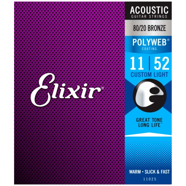 ELIXIR Polyweb 11-52 BR 11025, žice za akustičnu gitaru