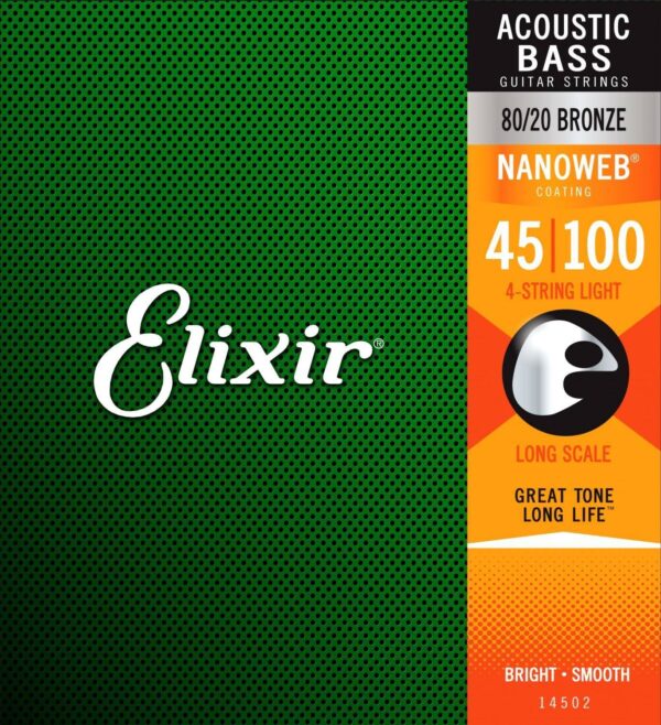 ELIXIR Nanoweb 45-100 14502, žice za bas gitaru akustičnu