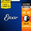 ELIXIR Nanoweb 09-42 16540, žice za električnu gitaru 3-pack - Slika 3