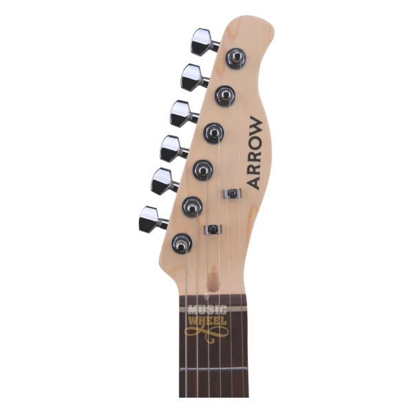 ARROW Telico TL 11 Tobacco Burst Rosewood White, električna gitara - headstock