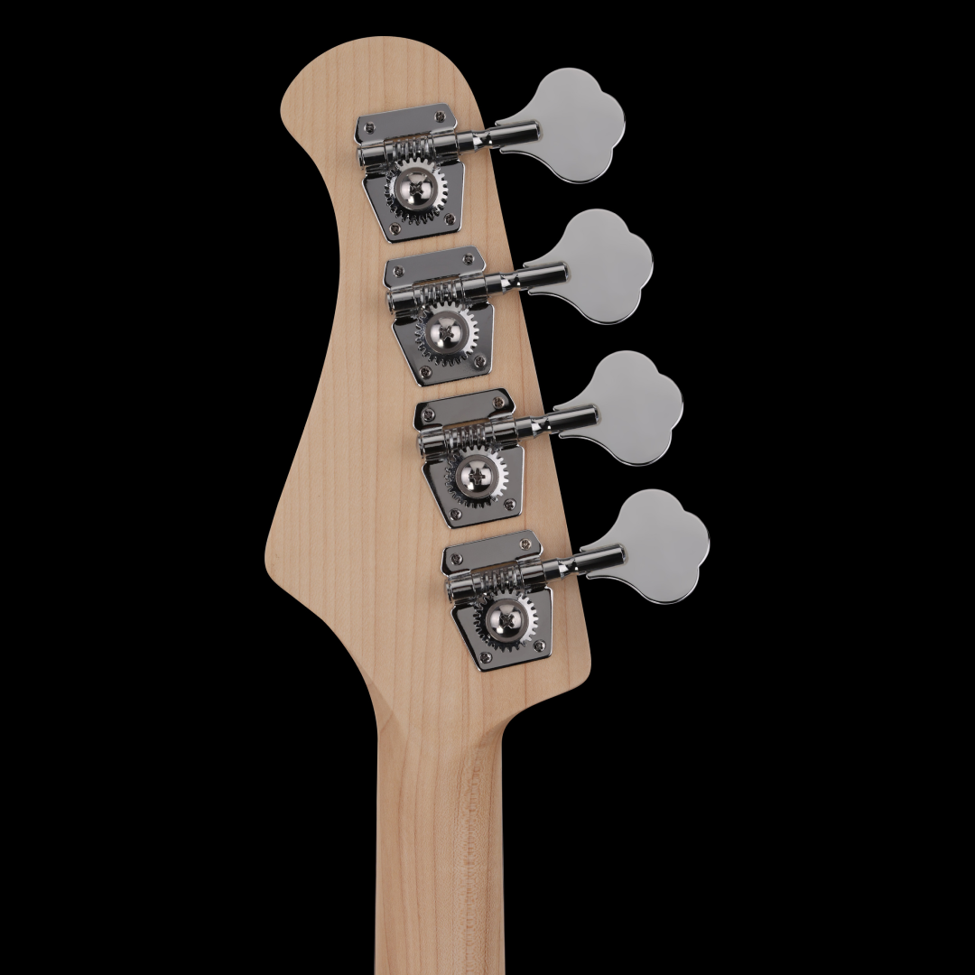 ARROW Louisiana 4 Bass Natural Maple/Black, bas gitara - headstock iza