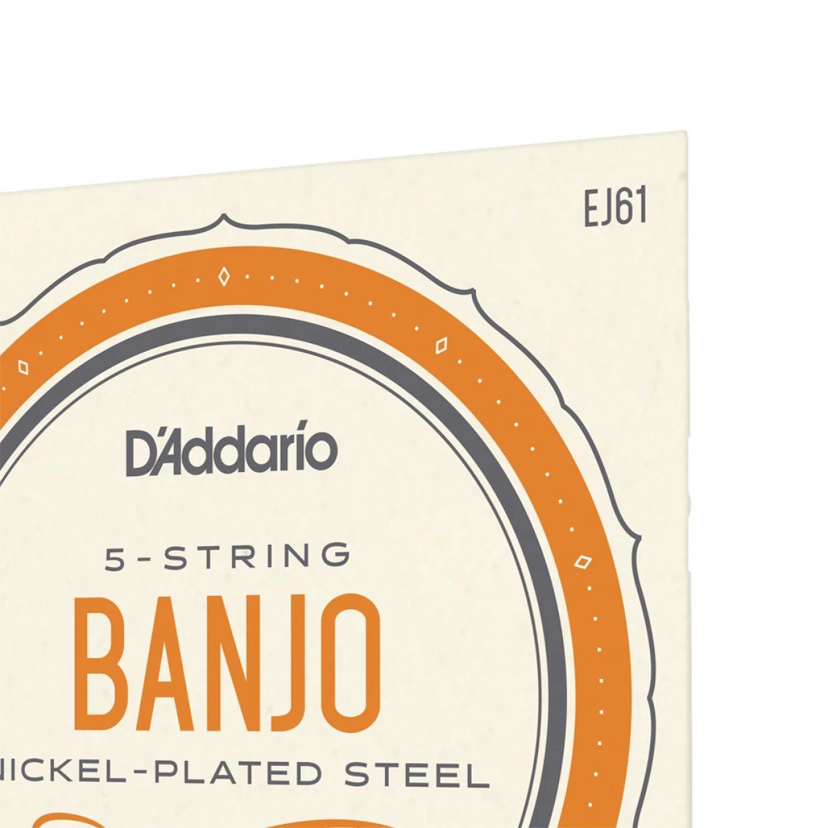 DADDARIO EJ61 Banjo Nickel WND Medium 10-23, žice za banjo - blizu