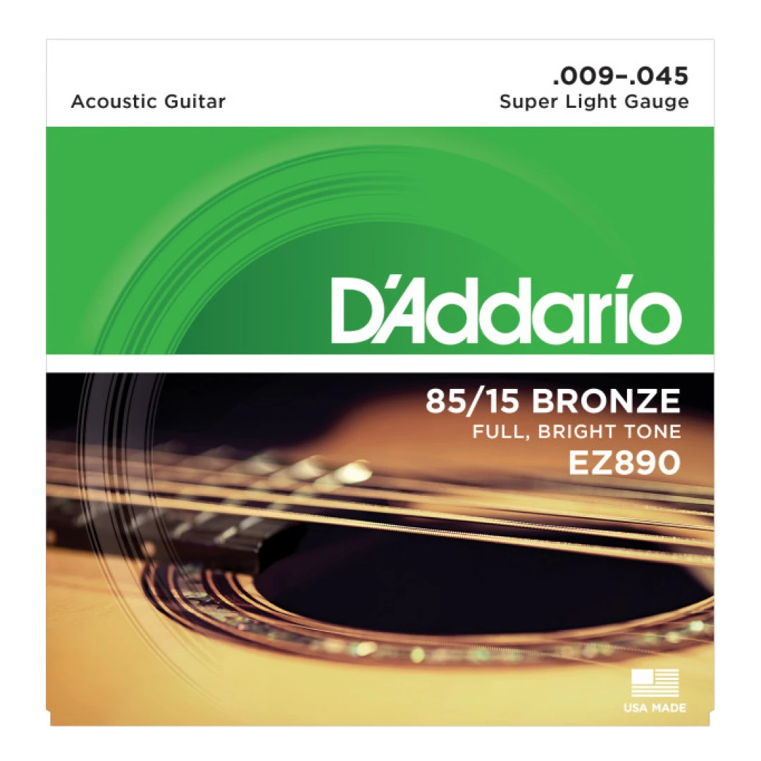DADDARIO EZ890 Bronze 09-45, žice za akustičnu gitaru