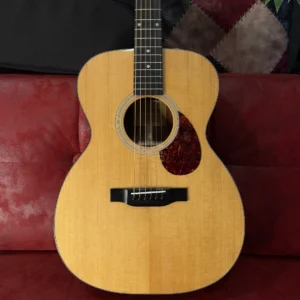 EASTMAN E1OM-DLX, elektro-akustična gitara + torba - prednja ploča