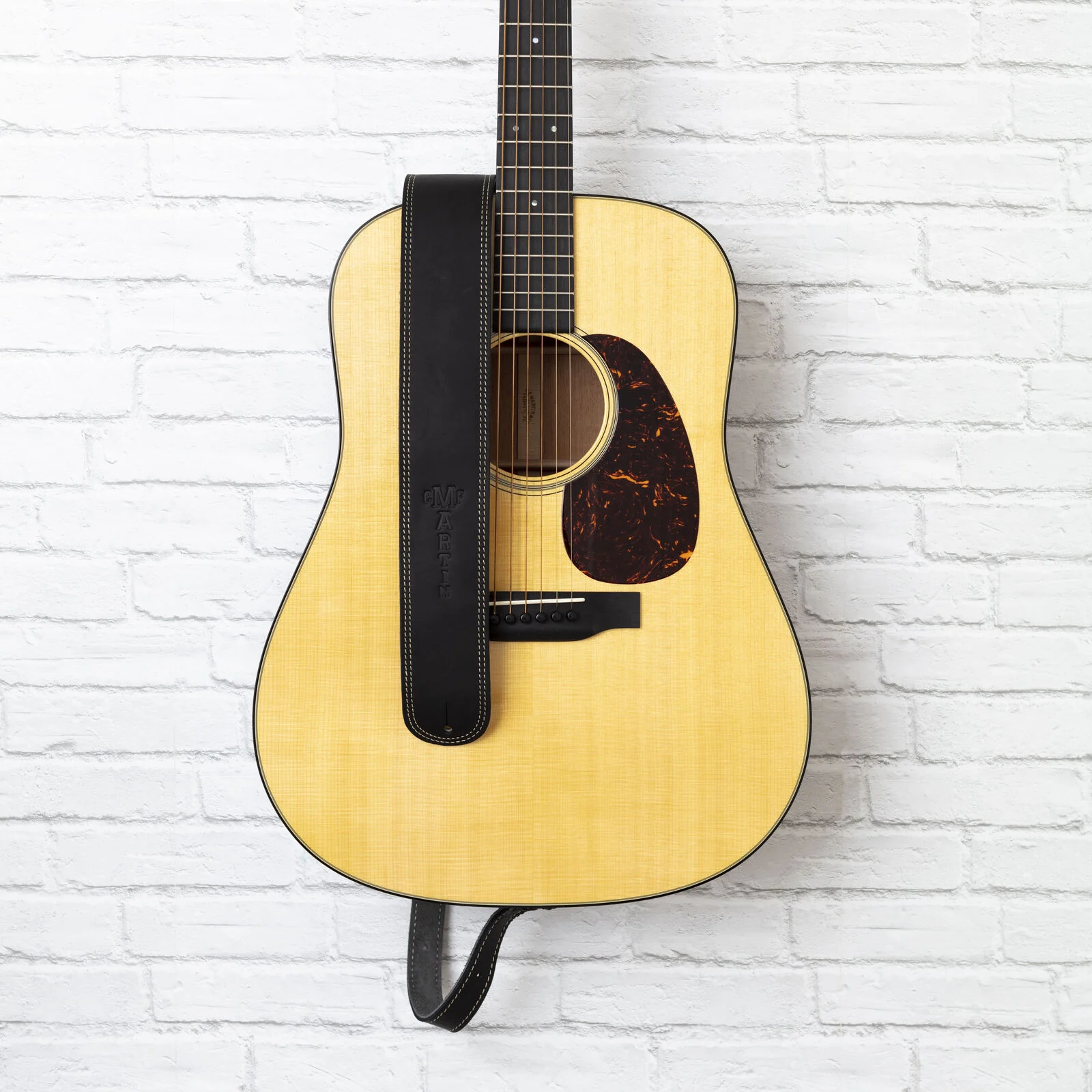 MARTIN Strap Ball Leather/Suede Black, remen za gitaru - Slika 3