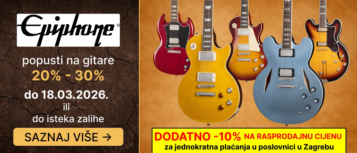 Rasprodaja - Epiphone updated + 10%